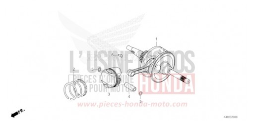 VILEBREQUIN/PISTON NSS125ADM de 2021
